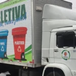 caminhões da coleta seletiva