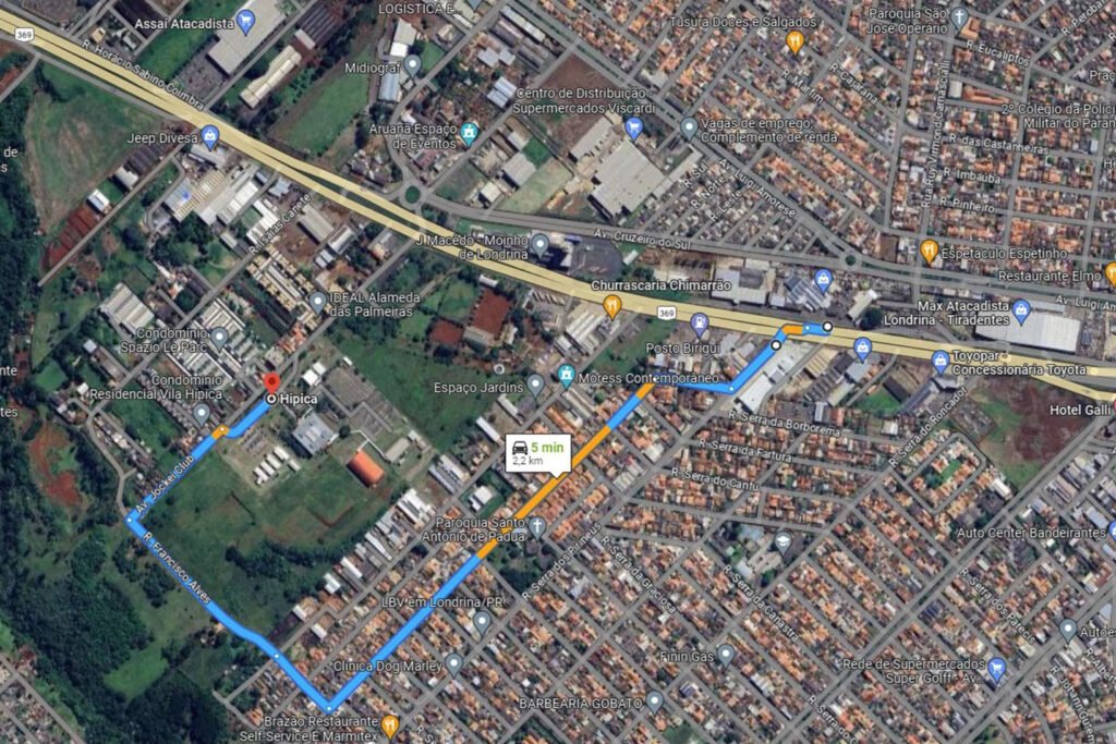 BR-369 em Londrina terá interdição de faixa para construção de novo viaduto