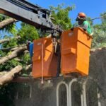 90% das unidades atingidas tem energia elétrica restabelecida e força-tarefa da Prefeitura segue pela cidade