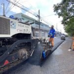 Prefeitura de Maringá iniciou recapeamento em trecho de 5 km da Avenida José Alves Nendo, entre a Praça Abílio Nagib Neme e a Avenida Francisco Ferreira de Miranda