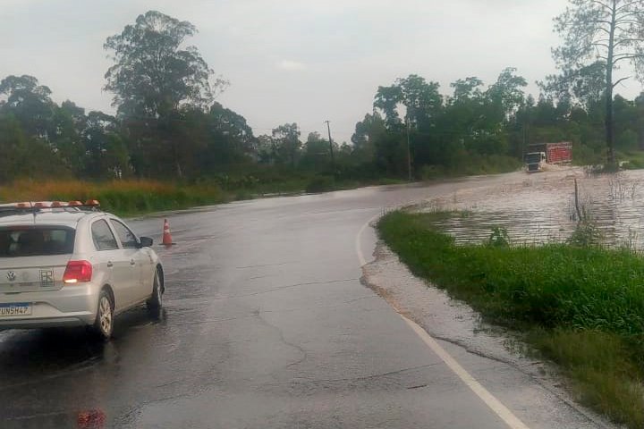 Rodovias de Ponta Grossa tem novos pontos de bloqueio devido a alagamentos