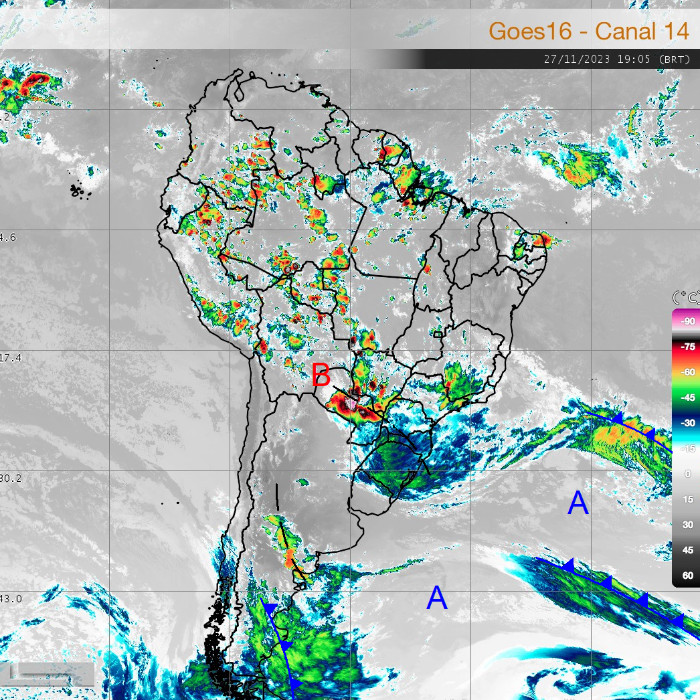 Radar Simepar, mapa do Brasil