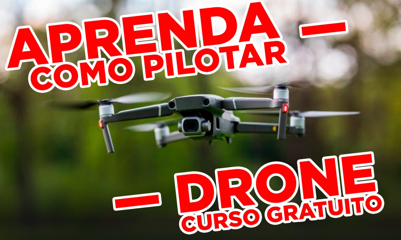 Saiba como fazer cursos gratuitos de pilotagem de drone em Maringá