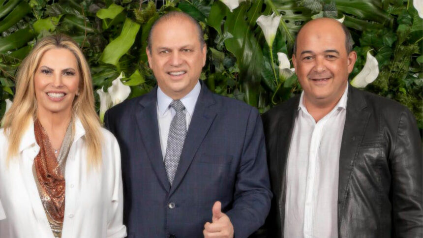 Cida Borghetti, Ricardo Barros e Odair Fogueteiro