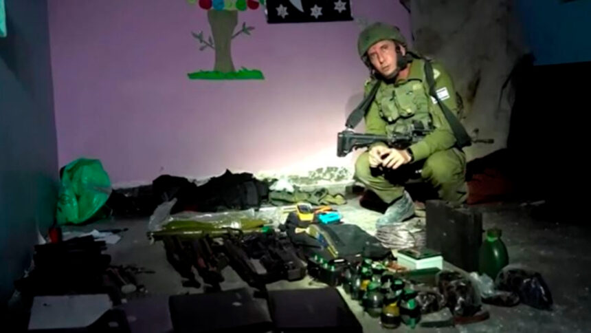 Exército de Israel encontra esconderijo de armas no hospital Rantisi em Gaza