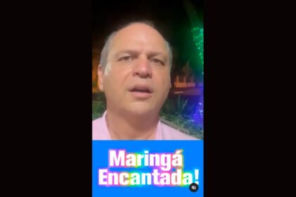 Aniversariante, Ricardo Barros participa da Maringá Encantada