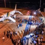 Avião com brasileiros repatriados da Faixa de Gaza