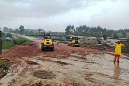 pistas da PR-151 em Jaguariaíva, nos Campos Gerais