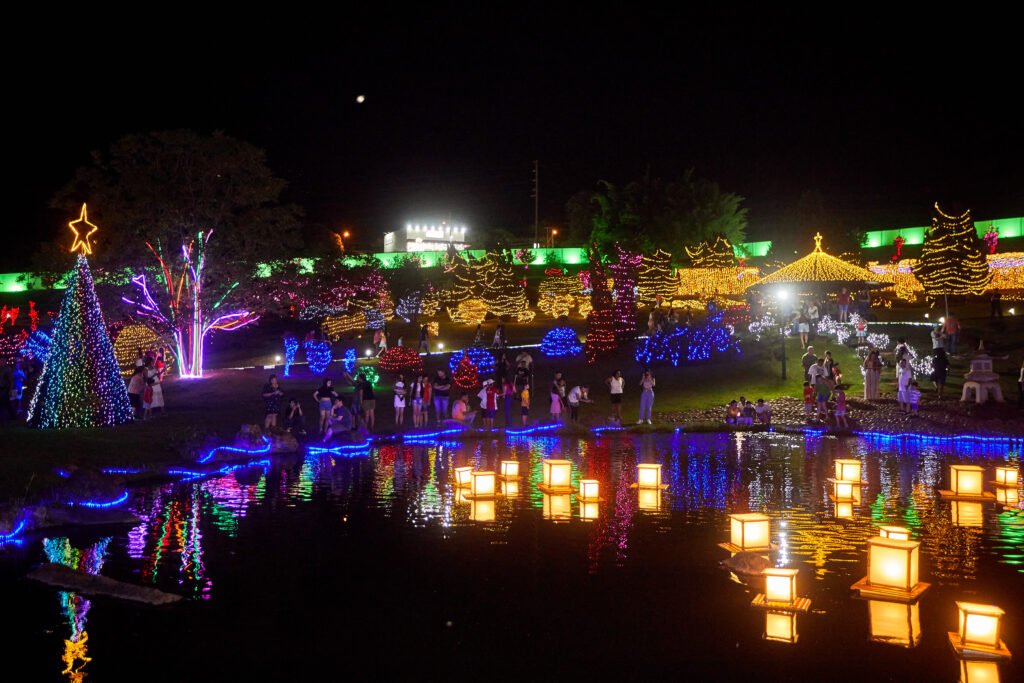 Programação da ′Maringá Encantada′ no Parque do Japão é estendida até 14 de janeiro