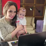 Deputada Maria Victoria (PP) com a filha Maria Stefania