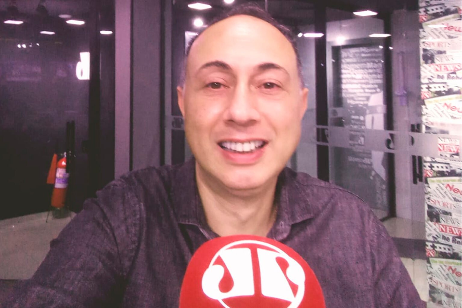 Emerson Lombardi Celestino ex-comentarista da Jovem Pan