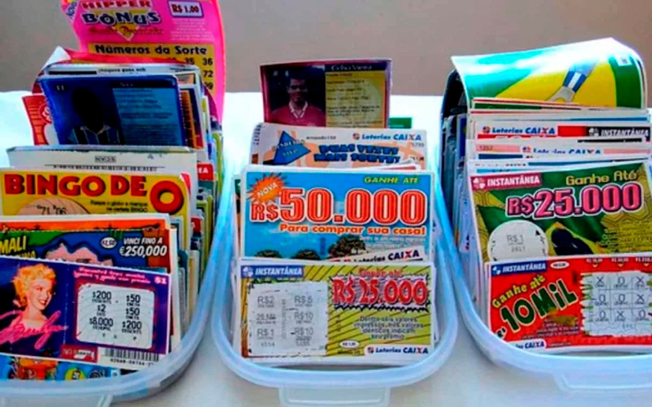 Loteria instantânea, a popular raspadinha