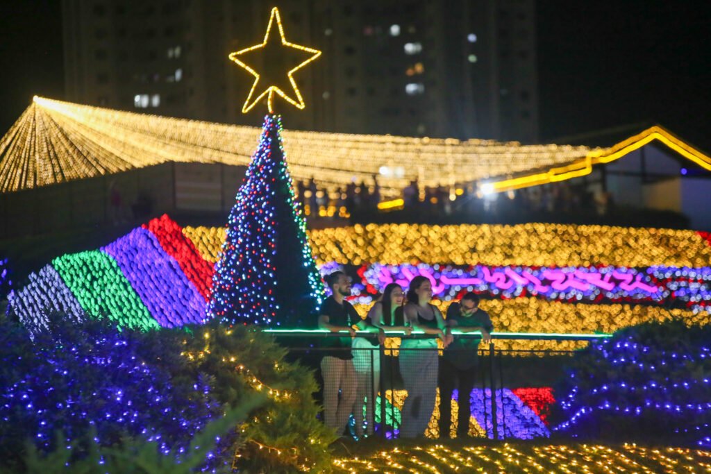 Parque do Japão durante a Maringá Encantada