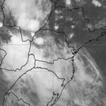 Radar Simepar, nuvens no Paraná