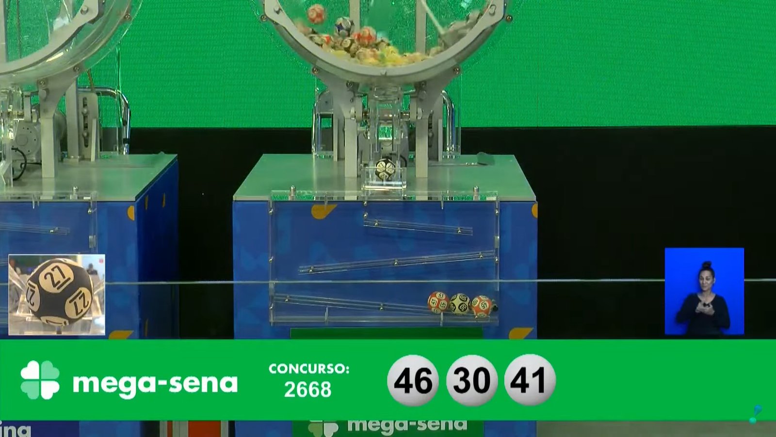 Resultado do concurso 2.668 da Mega-Sena