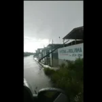 Temporal em Maringá derruba postes e árvores no Aeroporto Bertioga, região está sem energia