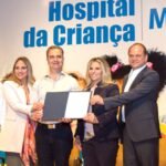 Deputada Maria, Ulisses Maia e autoridades no Hospital da Criança de Maringá