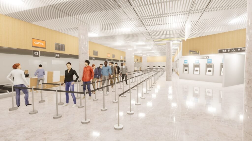 Obras de ampliação e modernização do terminal de passageiros do Aeroporto de Maringá