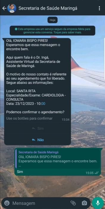 Prefeitura lança assistente virtual no WhatsApp para liberação de cirurgias, exames e consultas especializadas 2 Prefeitura lança assistente virtual no WhatsApp para liberação de cirurgias, exames e consultas especializadas