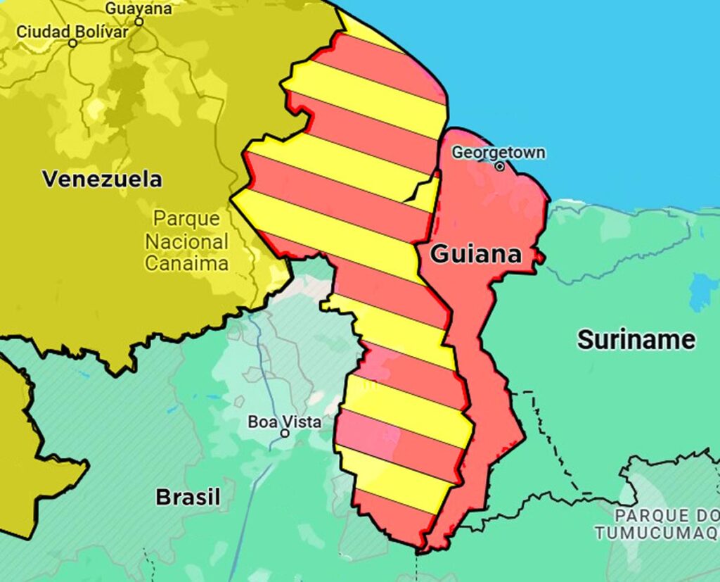 Invasão iminente da Venezuela à Guiana