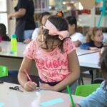 Férias, crianças, bibliotecas