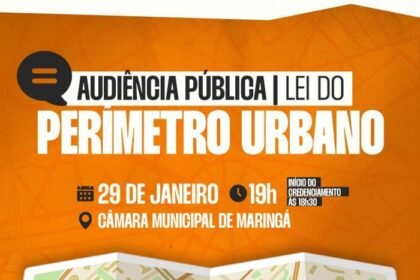 Audiência pública sobre revisão da lei complementar do perímetro urbano