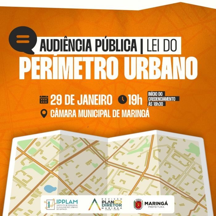Audiência pública sobre revisão da lei complementar do perímetro urbano
