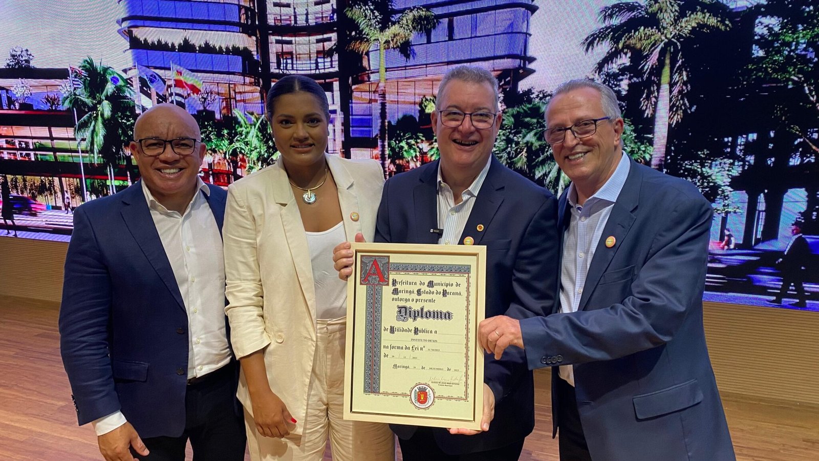 Instituto Dexis recebe título de utilidade pública em Maringá