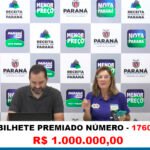 Novo milionário do Nota Paraná é de Maringá