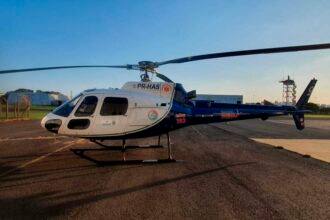 Serviço aeromédico do Paraná bate recorde histórico em 2023 com mais de 4 mil atendimentos
