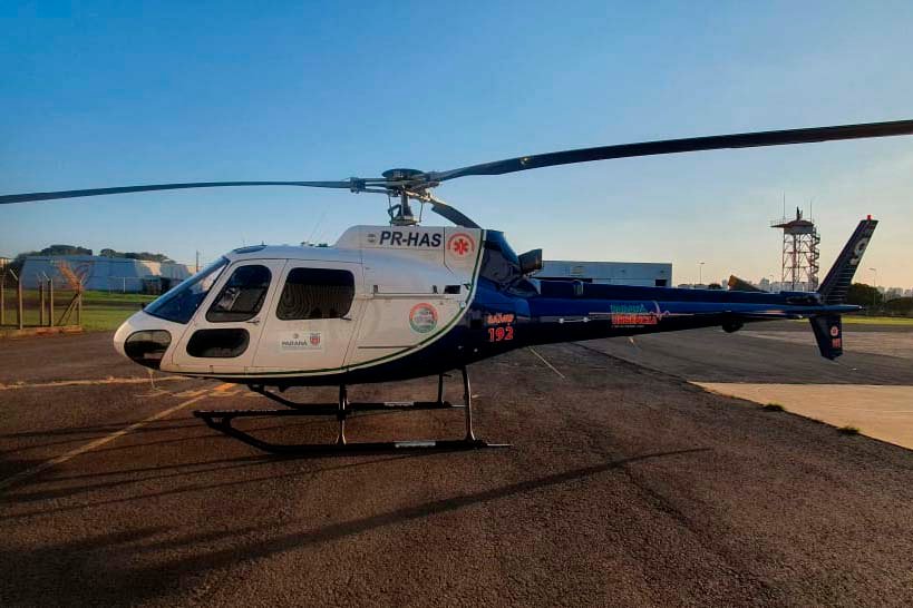 Serviço aeromédico do Paraná bate recorde histórico em 2023 com mais de 4 mil atendimentos