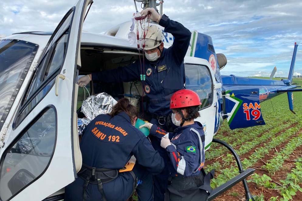 Serviço aeromédico do Paraná bate recorde histórico em 2023 com mais de 4 mil atendimentos