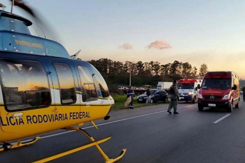 Serviço aeromédico do Paraná bate recorde histórico em 2023 com mais de 4 mil atendimentos