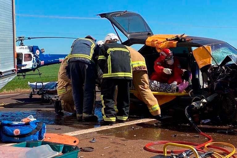 Serviço aeromédico do Paraná bate recorde histórico em 2023 com mais de 4 mil atendimentos