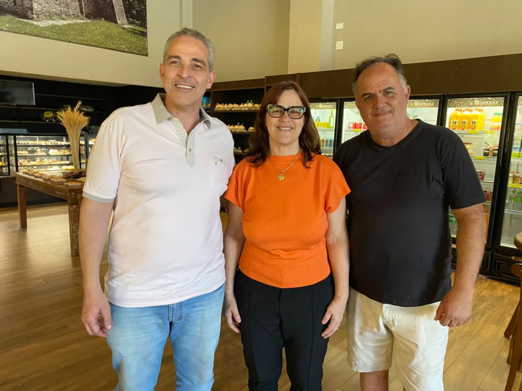 Doutor Jamal Fares, Toninha Aguiar e Carlos de Paula