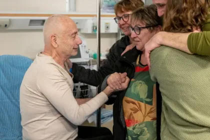 Reféns resgatados da Faixa de Gaza