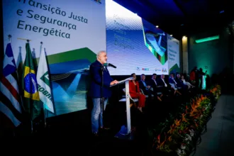 Presidente da Petrobras, Jean Paul Prates, na abertura do fórum “Transição Justa e Segurança Energética”, em São Luís, Maranhão 15/03/2024 Por: Agência Petrobras