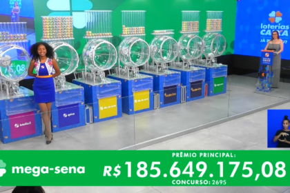 Mega-Sena: Confira os números do concurso 2695 sorteados neste sábado 02/03