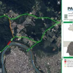 DER/PR bloqueia importante rodovia do Paraná por risco ao tráfego de veículos