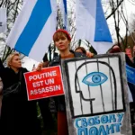 protesto contra Putin