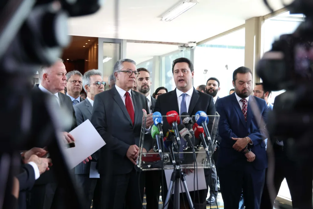 Em encontro do Cosud com Haddad, Ratinho Junior destaca saúde financeira do Paraná