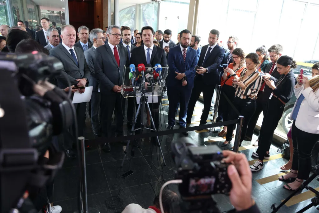 Em encontro do Cosud com Haddad, Ratinho Junior destaca saúde financeira do Paraná