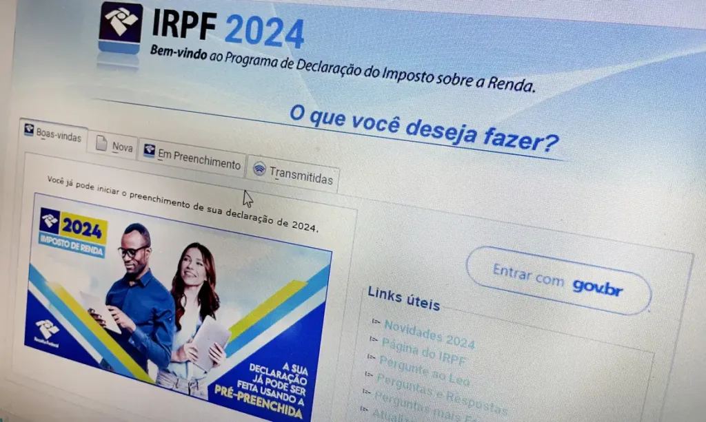 Declaração do Imposto de Renda - Receita Federal.