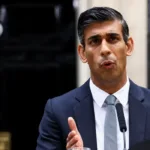 Primeiro-Ministro britânico, Rishi Sunak