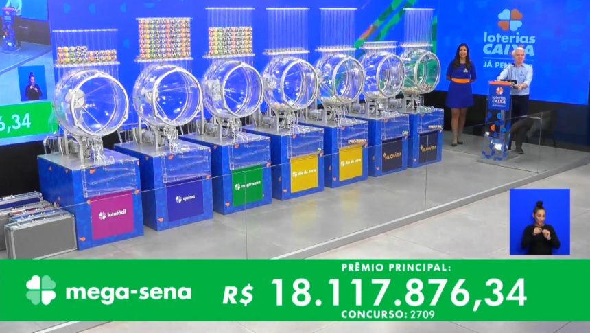 Meg-Sena concurso nº 2709