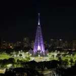 Catedral de Maringá, Paraná, a noite