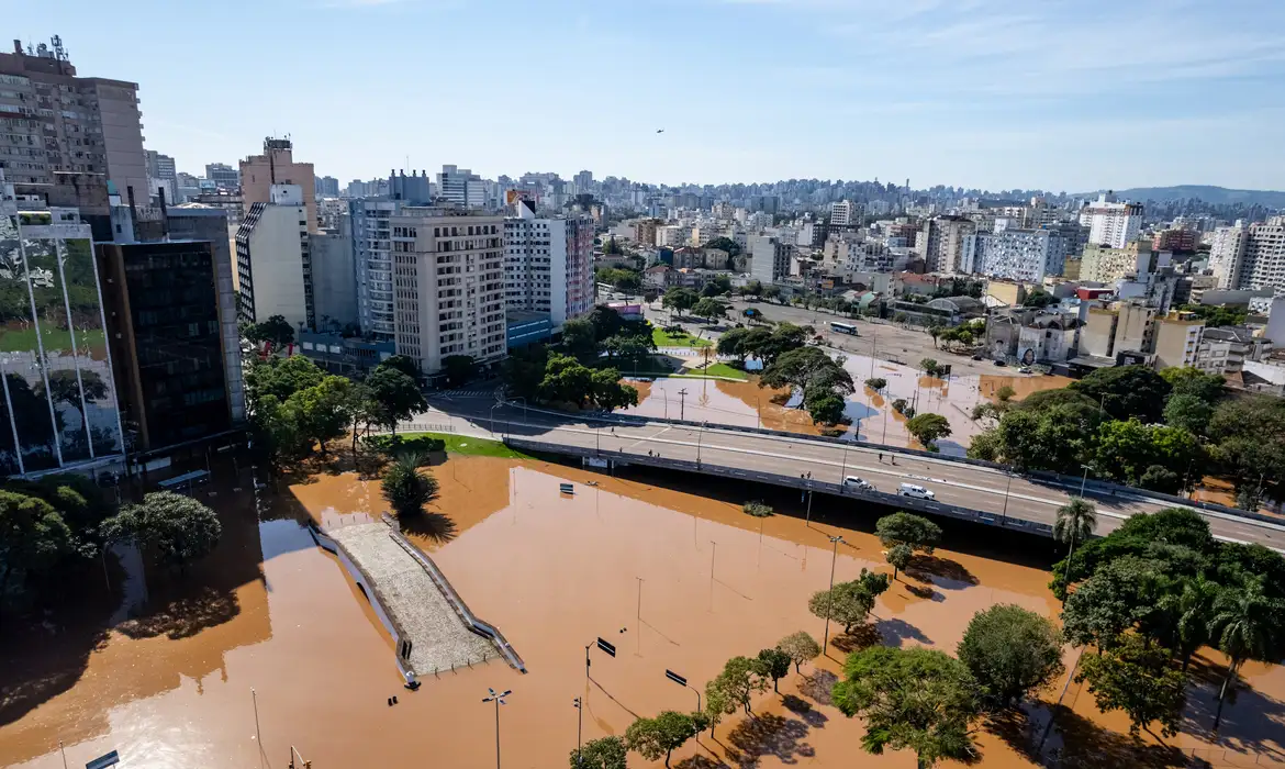 Porto Alegre no Rio Grande do Sul, cidade alagada por fortes chuvas 2