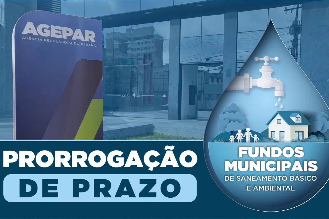 Agepar prorroga prazo para municípios regularizarem fundos destinados a saneamento Foto: Agepar
