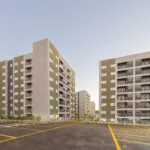 O residencial tem apartamentos com área privativa de 45 metros quadrados (Crédito: Divulgação / PMM)