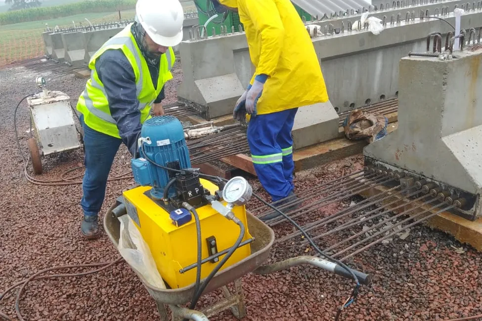 Obras de viadutos em Mandaguari